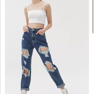 BDG distressed mom jeans